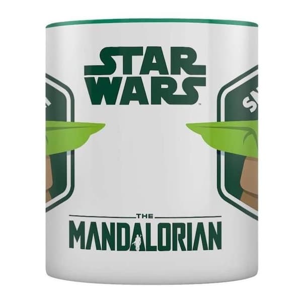 Mugg - P.Derive - MANDALORIAN - Färgglad inredning - 315ml - Rund