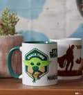 Miniatyrbild 5 av 6: Mugg - P.Derive - MANDALORIAN - Färgglad inredning - 315ml - Rund