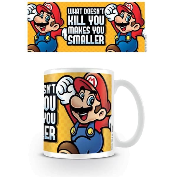Tasse - Super Mario - Gör dig mindre - 30 cl - Vit - Diskmaskinskompatibel