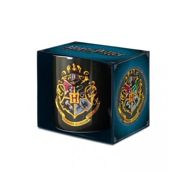 Mugg - LOGOSHIRT - Hogwarts - Keramik - Vit - Rund