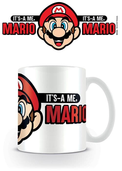 Mugg - NINTENDO - Super Mario - Vit - Rund - Barn