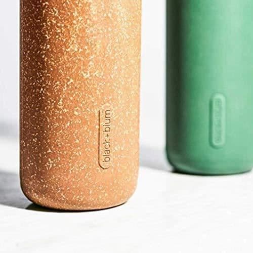 Svart Blum Vattenflaska 600 ml orange