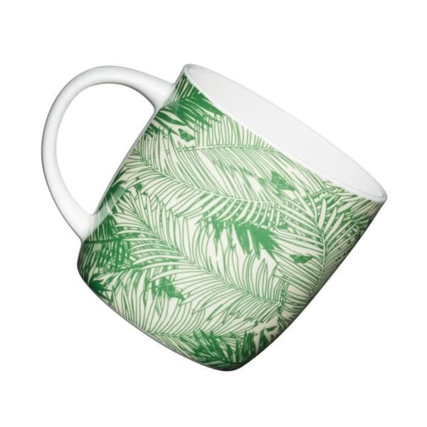 KitchenCraft choppa Palms Fine Bone China 425 ml porslin grön