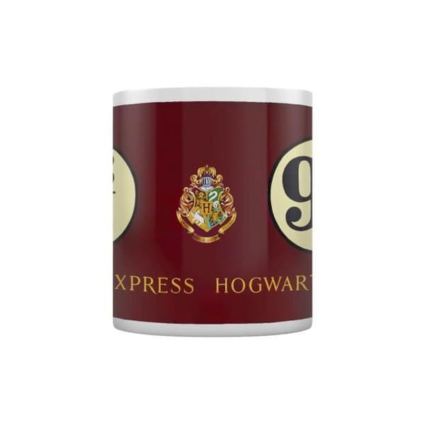 Mugg - Harry Potter - Plattform 9 3/4 - Vit - Cylindrisk - Vuxen