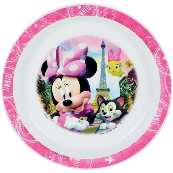 Disney Minnie Servisset - FUN HOUSE - 006377 - Glas, Sopptallrik, Mattallrik, Vattenflaska, Snackslåda och Bestick