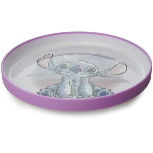 LILO ja STITCH 3-OSAINEN ATERIASETTI: LIUKUMATON KUPPI + KULHO + LAUTANEN