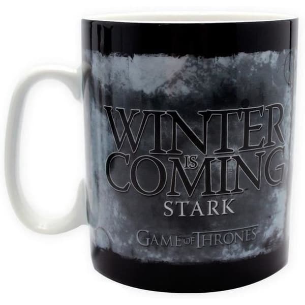 Game Of Thrones Mugg - Stark - 460 ml - Porslin med ask - ABYstyle