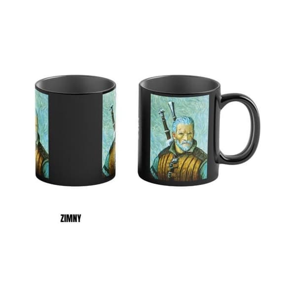 Bra Byten - The Witcher III: Wild Hunt - Mug med termiskt effekt Game Art Chronicles Geralt inspirerad av Vincent van Gogh 450 ml