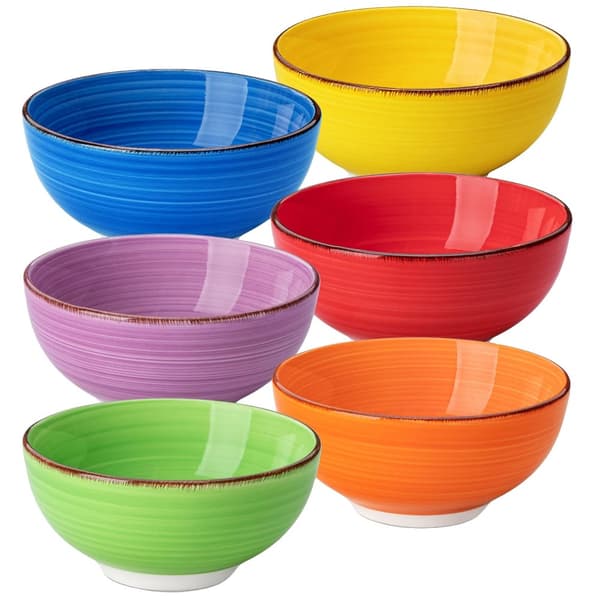 Porcelænskåle, Solidt Mønster, Miljøvenligt Materiale,Bland farve, 820ML
