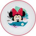 Miniatyrbild 3 av 3: Plat Cuisines Tataway Bol i Plast Rosa och Vit Disney Minnie för Flickor med Halkskyddande Bas