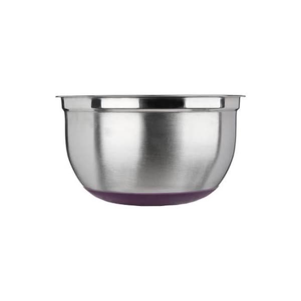 Mixskål - Rostfritt stål - 21 cm - Non-stick - Diskmaskinvänlig - Grå