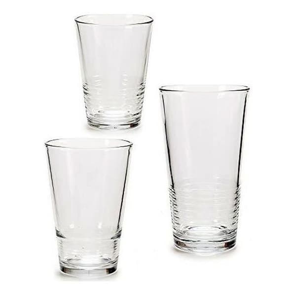 Set med Vivalto glasögon (17 x 40 x 25 cm) (18 delar) 6 x (51 cl) / 6 x (34 cl) / 6 x (23 cl)