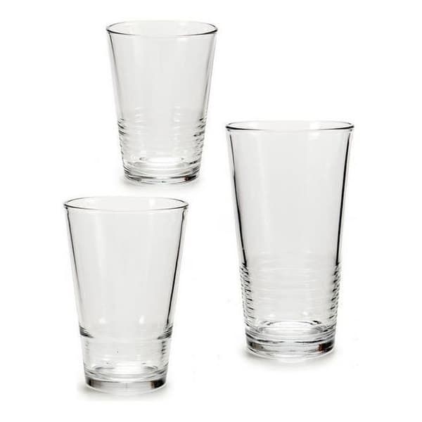 Set med Vivalto glasögon (17 x 40 x 25 cm) (18 delar) 6 x (51 cl) / 6 x (34 cl) / 6 x (23 cl)