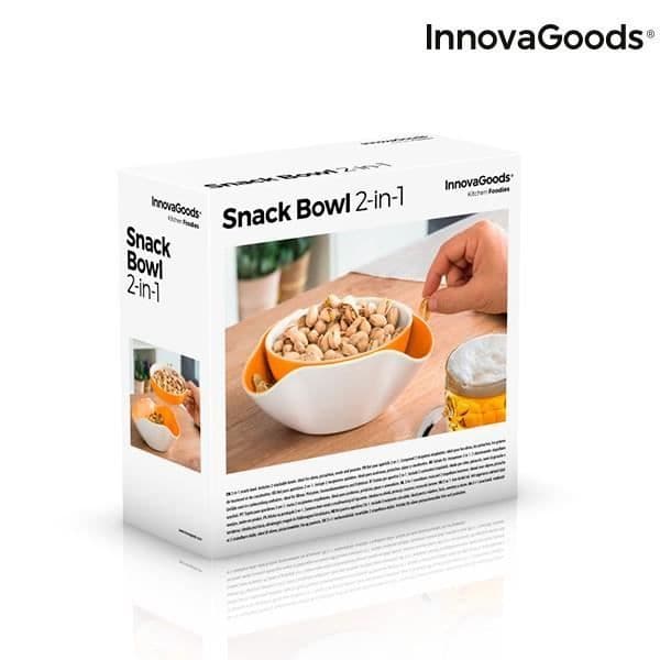 InnovaGoods 2-i-1 aperitifskålar (2 delar)