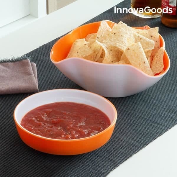 InnovaGoods 2-i-1 aperitifskålar (2 delar)