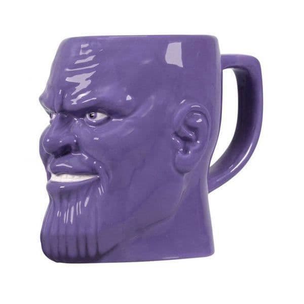 MARVEL AVENGERS - Formad Mugg 3D Boxad - Thanos- USED