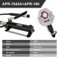 Miniatyrbild 2 av 2: Auto A/C Hydra-Crimper, Manuell Hydraulisk Drift, Inkluderar Hydraulisk Pump, APR-7842A med APR-180