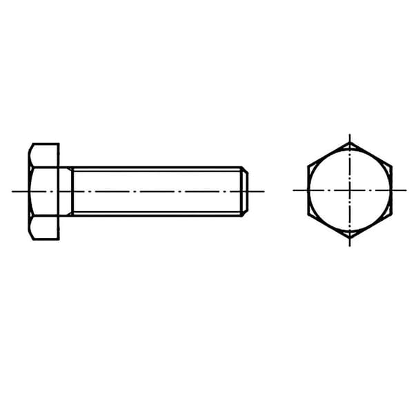 TOOLCRAFT 1064013 Sexkantsskruv M4 16 mm Yttersexkant DIN 933 Rostfritt stål A2 200 st
