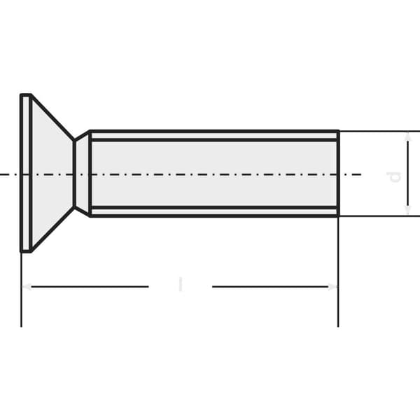 TOOLCRAFT 839917 Försänkta skruvar M3 12 mm Sexkkant DIN 965 Rostfritt stål A2 100 st