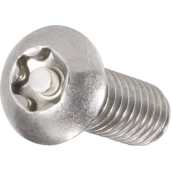 TOOLCRAFT 888786 Skruv linsformat huvud M6 10 mm T-profil med stift Rostfritt stål A2 10 st