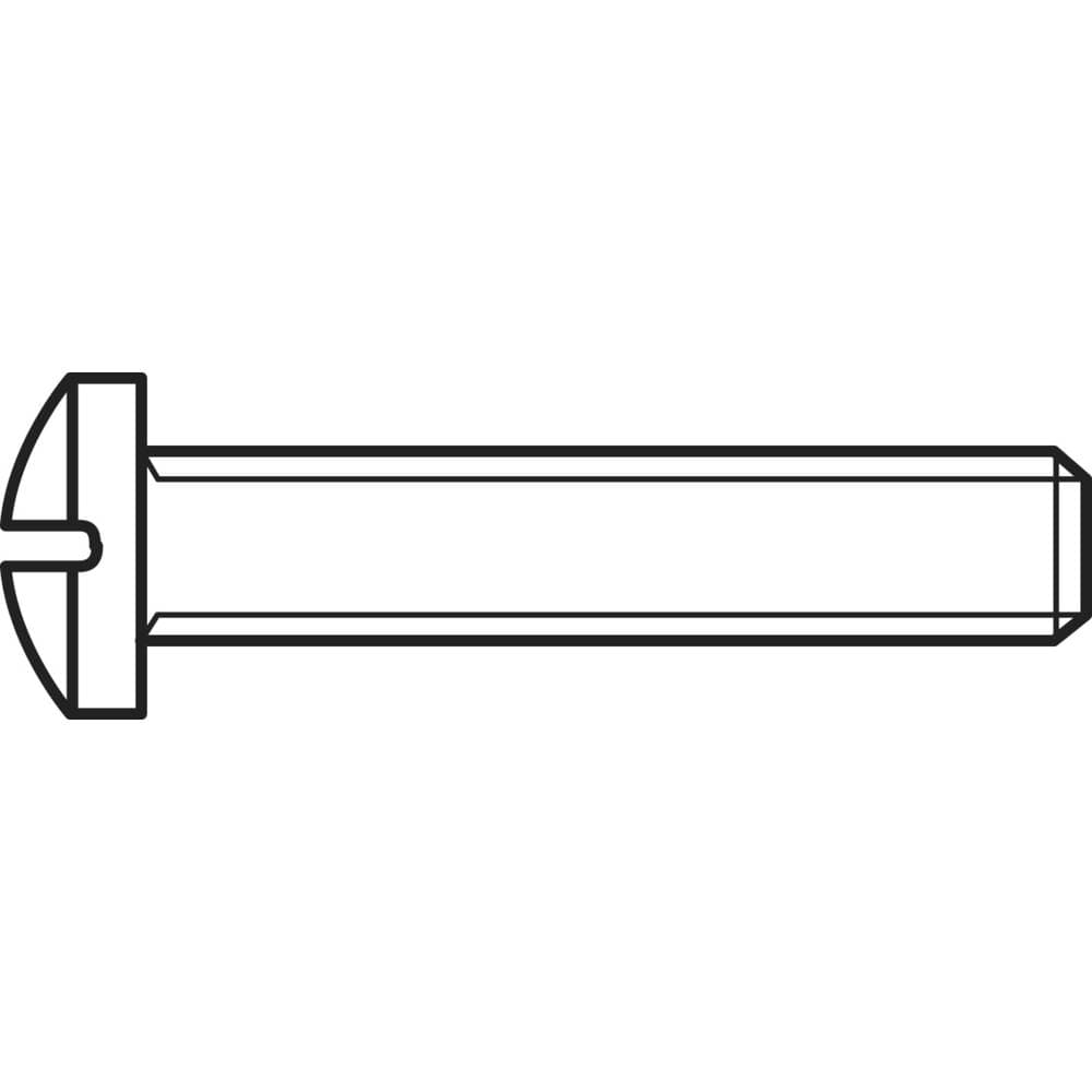 TOOLCRAFT 830422 Skruv linsformad M2 20 mm Stjärnskruvmejsel Philips DIN 7985 Stål galvaniskt förzinkad 100 st