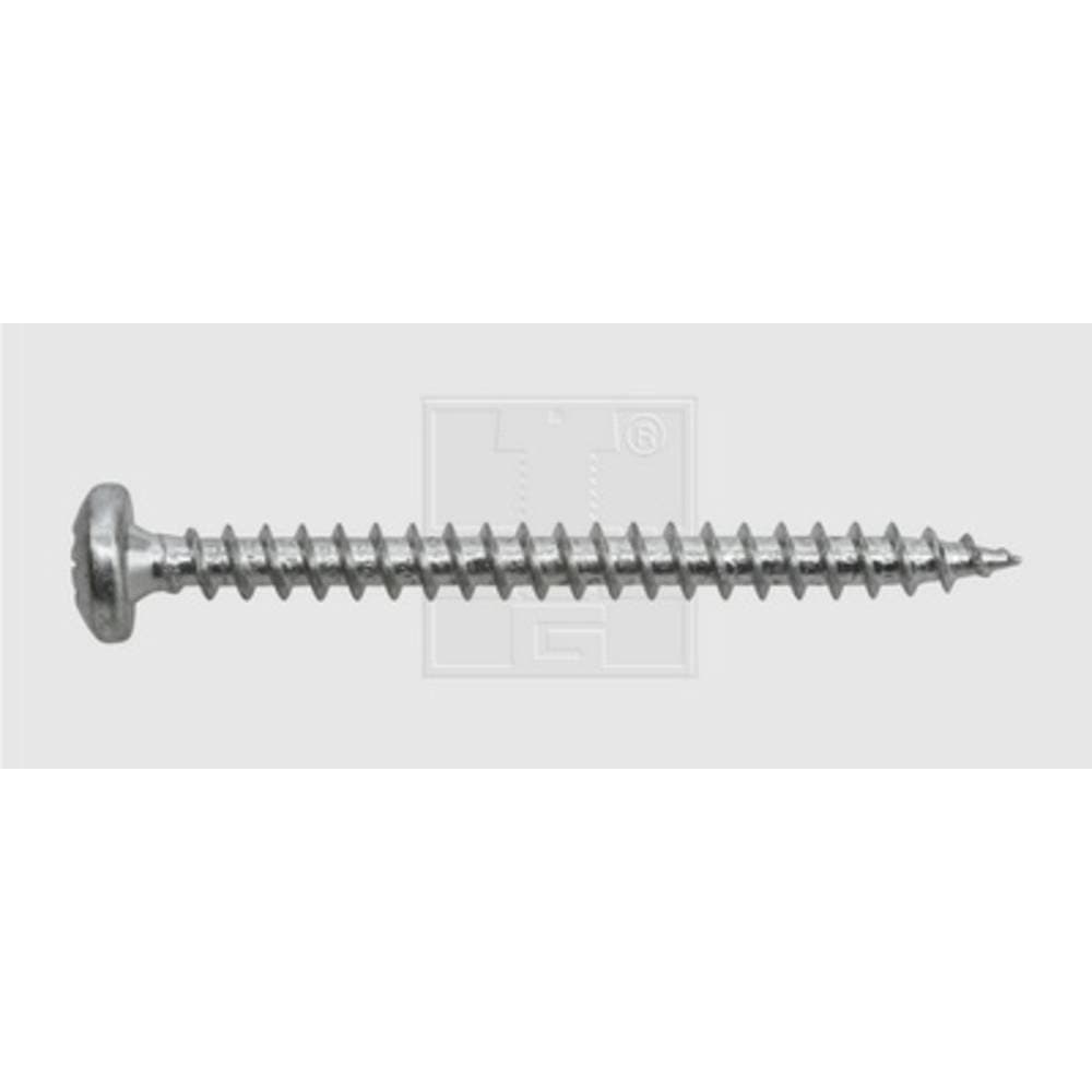 SWG Träskruv 4 mm 35 mm Stjärnskruvmejsel Pozidrivspår Stål förzinkad 200 st