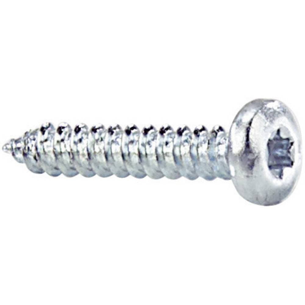 839576 Plåtskruv 2.9 mm 6.5 mm T-profil DIN 7981 Stål förzinkad 100 st