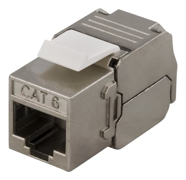 FTP Cat6 Keystone connector, "Tool-free"