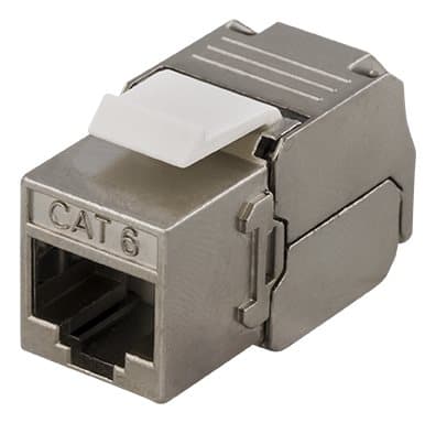 FTP Cat6 Keystone connector, "Tool-free"