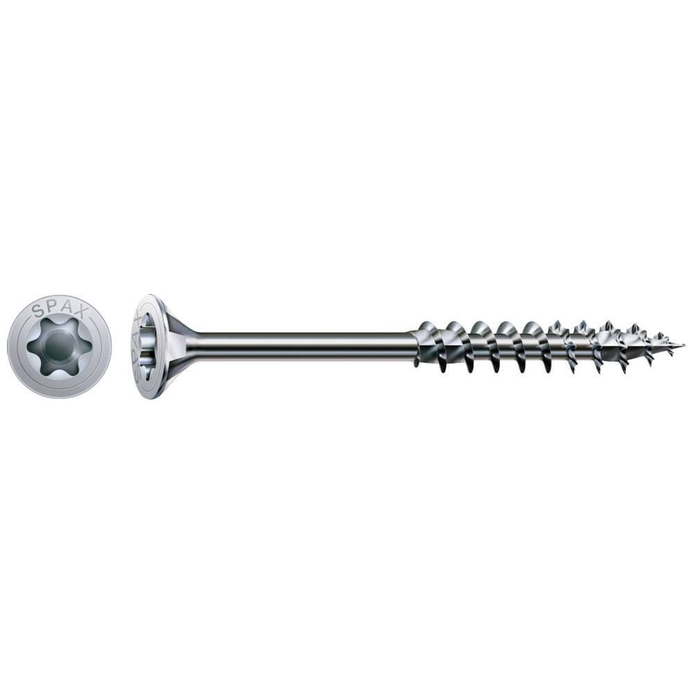 SPAX R 88091 Senkkopf/T-STAR TG 191010601605 Försänkta skruvar 6 mm 160 mm T-profil Stål galvaniskt förzinkad 100 st