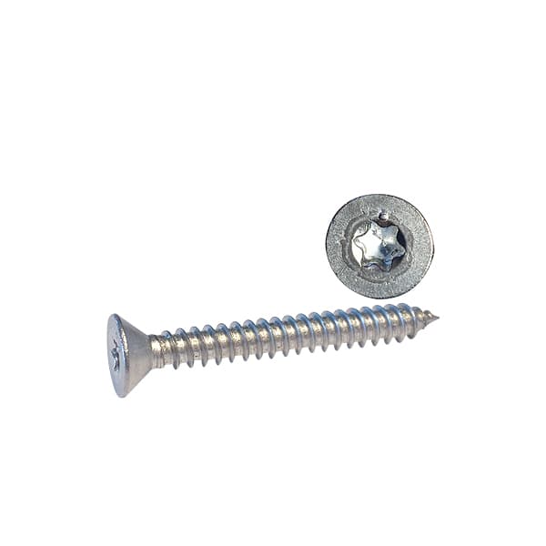 Skruv flatförsänkt 3,5 x 16 a4 Torx-spår ISO14586 100st.