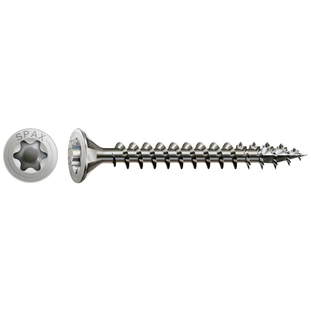 SPAX R 88091 Senkkopf T-STAR 1197000350163 Försänkta skruvar 3.5 mm 16 mm T-profil 88091 Rostfritt stål A2 200 st