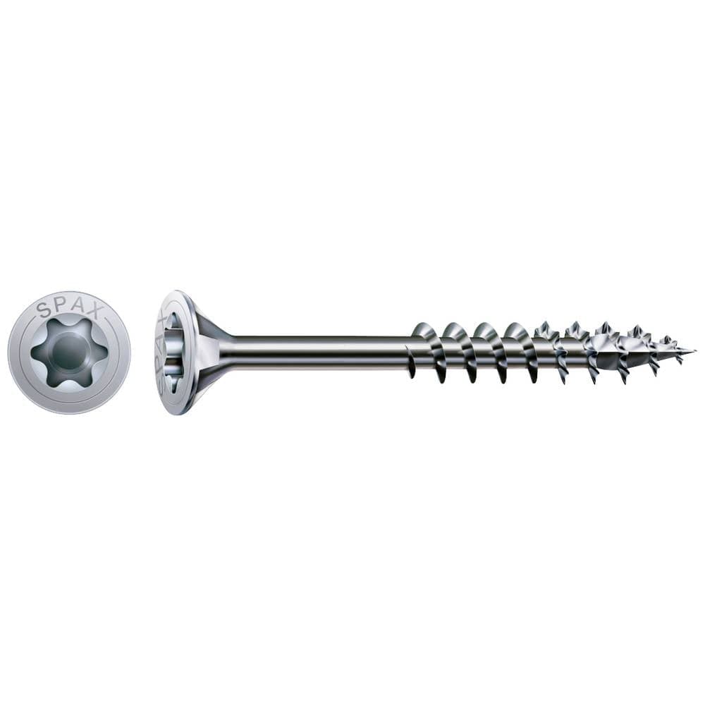 SPAX R 88091 Senkkopf/T-STAR TG 191010500603 Försänkta skruvar 5 mm 60 mm T-profil Stål galvaniskt förzinkad 100 st