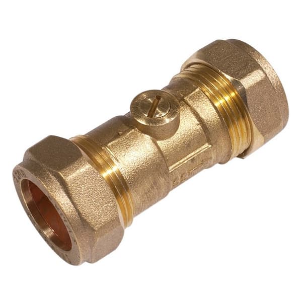 Securplumb CXC-isoleringsventil (pakke med 10) Brass 15mm