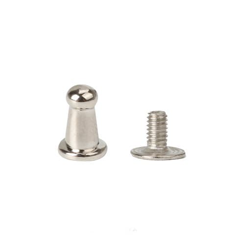 Pung håndtaske skruer DIY skruer 4 mm 100-pak Sølv