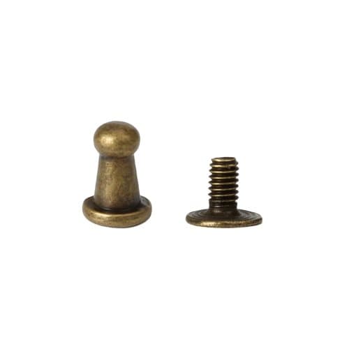 Pung håndtaske skruer DIY skruer 4 mm 100-pak Guld