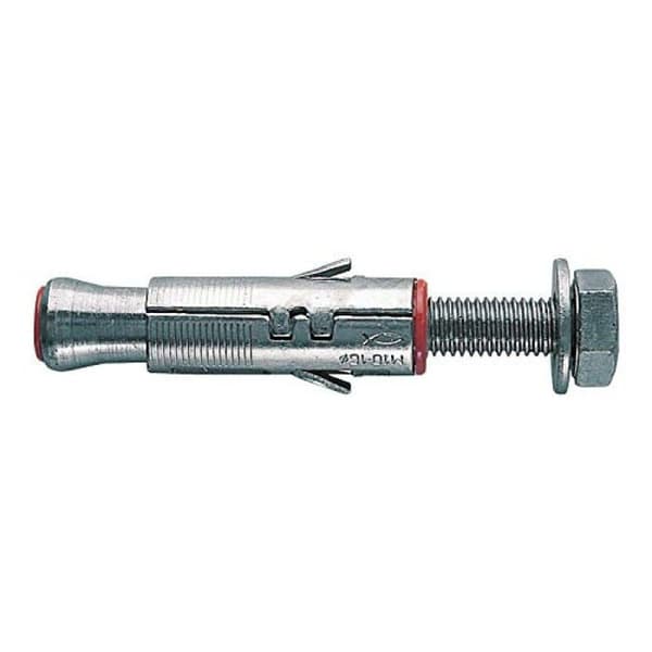 Bult - mutter - bricka Fischer - 500625 - hög. TRÄFFADE. Slm/bult 16