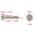 Miniatyrbillede 1 af 6: INF Sekskantskruer 2.5*M2*8