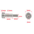Miniatyrbillede 2 af 6: INF Sekskantskruer 2.5*M2*6
