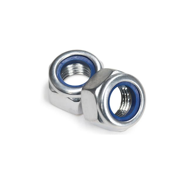 INF 304 ruostumattomasta teräksestä valmistetut nailoniset lukkomutterit (20 kappaleen pakkaus) M16