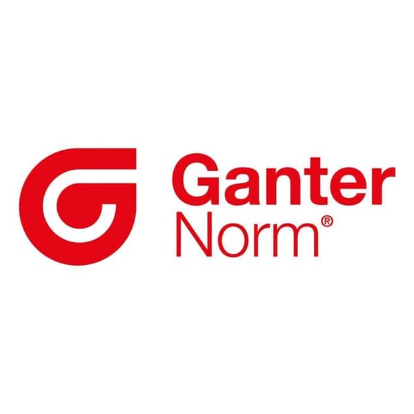Ganter standardbult - mutter - bricka - DIN 466-M4 - Hög räfflad mutter - Polerat stål - 30 stycken