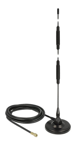 LTE Antenna SMA plug 7 dBi fixed omnidirectional, 3m, black