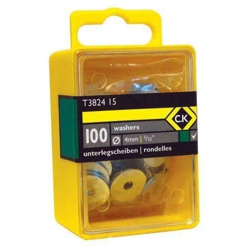 C.K T3824 15 Kartong med 100 brickor 4 mm