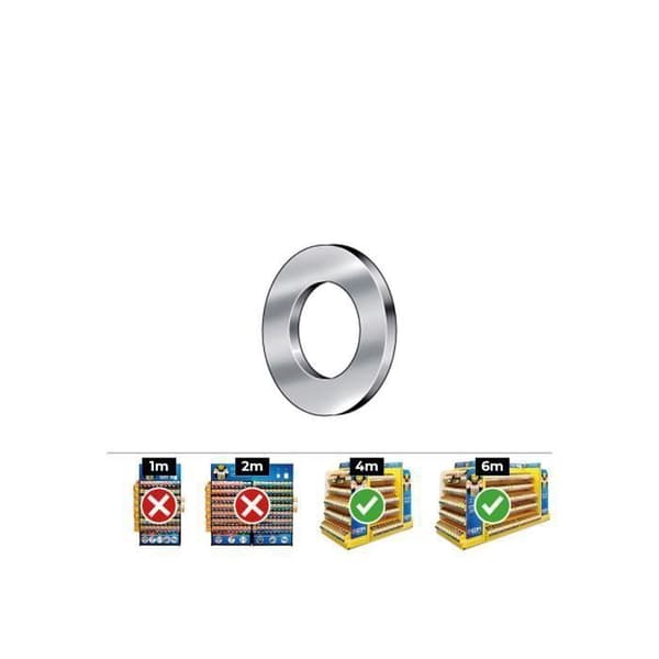Bricka - GENERISK - Uni.Ie Din 125a 10 - Zink - Flat - Box 250