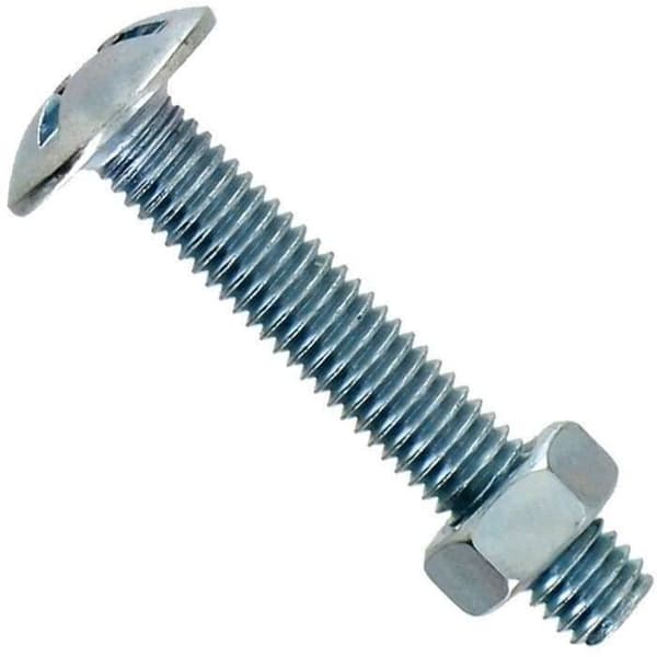 Boulon poelier - förzinkad stål - 6 x 40 mm - 45-pack