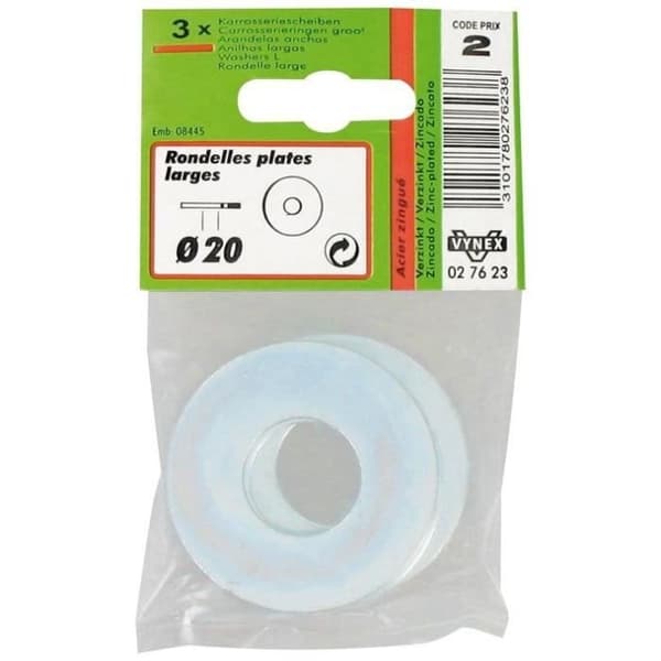 VYNEX - Rundel stort diam.20mm x3 i förpackning