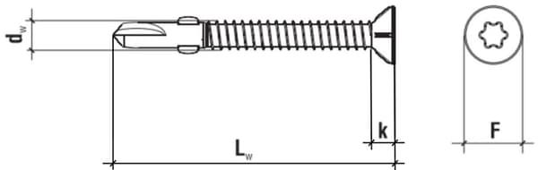 Selvborende skruer WSDST-63070