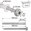 Pikkukuva 4 / 9: Rungon laajennuspultit KPR-FAST-10160K(25)