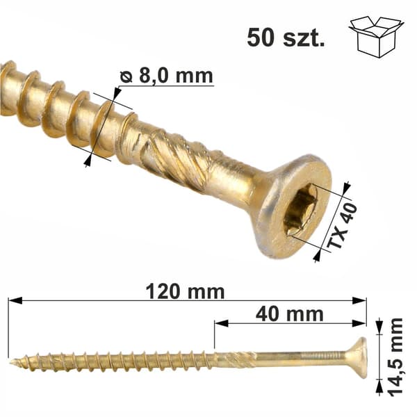 Konstruktionsskruer WKCS-08120