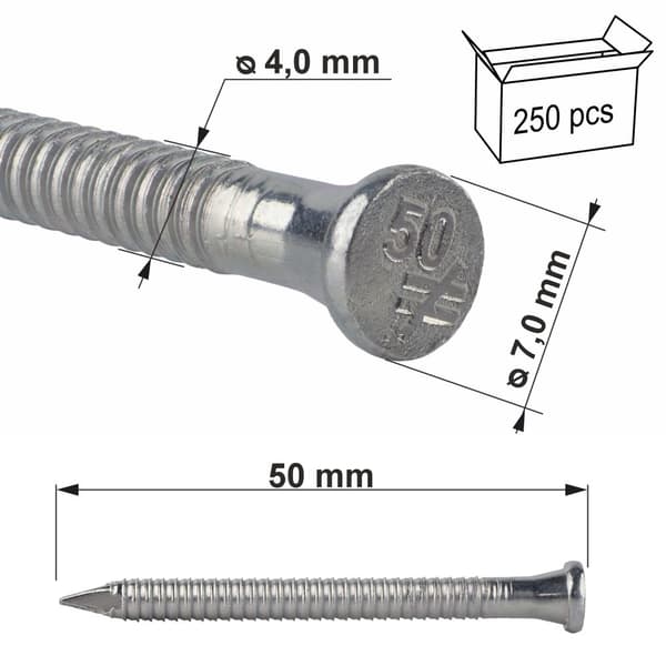 Tømrer fugesøm CNA 4,0x50mm